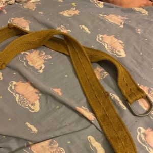 Brown cloth belt